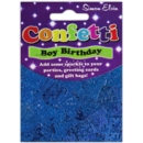 CONFETTI,Table Foil Happy Birthday Blue Mix H/pk