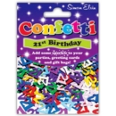 CONFETTI,Table Foil 21st H/pk