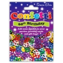 CONFETTI,Table Foil 60th H/pk