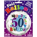 BALLOONS,Age 50 Male Helium Foil