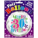 BALLOONS,Age 30 Female Helium Foil