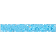 BANNER,Christening Boy