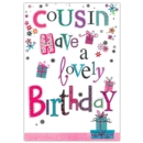 BIRTHDAY CARDS,Cousin 6's Floral Presents