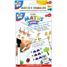 EDUCATIONAL BOOK,Wipe Clean, A5,Learn Maths H/pk