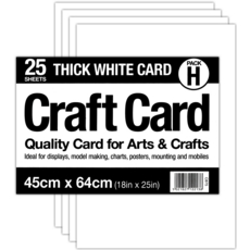 CARD,Craft Thick White 45x64cm 850gsm