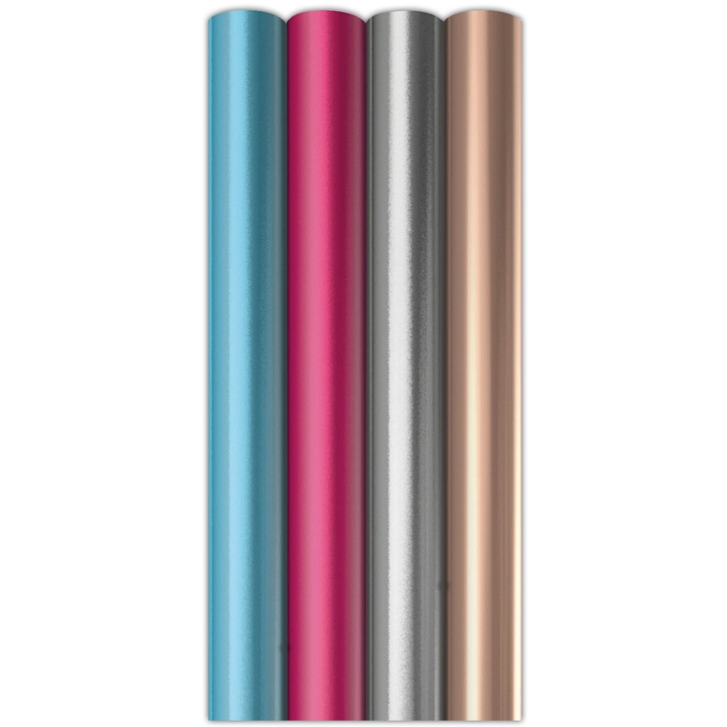 ROLLWRAP,1.5m,Plain Foil Assorted Colours      YANGW20N