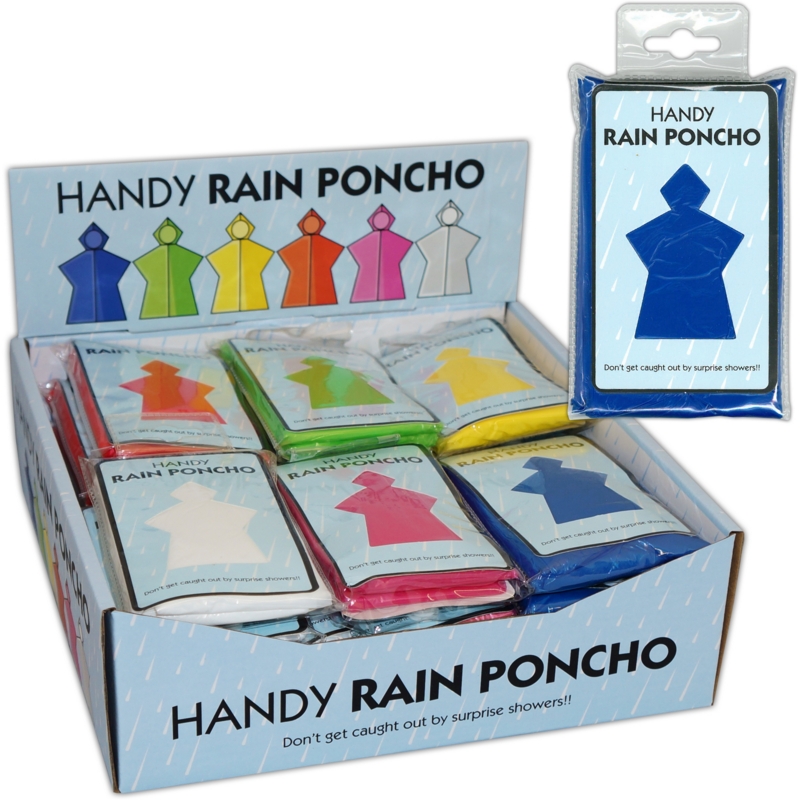 HANDY RAIN PONCHO Asst Col. CDU