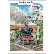 BIRTHDAY CARDS,6's Steam Train