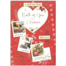 XMAS CARDS,To Both of You 6's Crackers & Dec's (Was 0.90)
