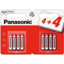 PANASONIC Zinc Batteries AAA 4+4  I/cd