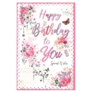 GREETING CARDS,Birthday 6's Floral