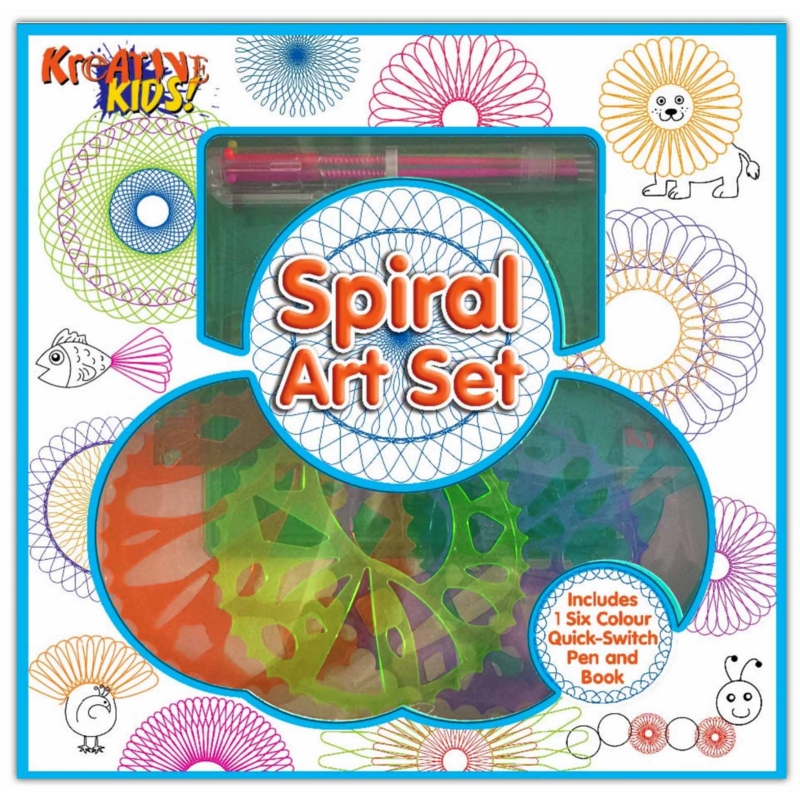 Wholesale Stationers -SPIRAL ART SET,Drawing Set Brand: Kreative Kids  SPIROGRAPH