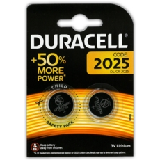 DURACELL Batteries Button Cell 2025 3V Lithium 2's I/cd