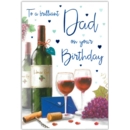 BIRTHDAY CARDS,Dad 6's Red Wine (Was 1.89)