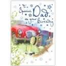 BIRTHDAY CARDS,Dad 6's Vintage Sports Car (Was 1.89)