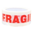 TAPE,FRAGILE,White,Poly Prop, 48x66 H/pk