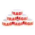 TAPE,FRAGILE,White,Poly Prop, 48x66 H/pk