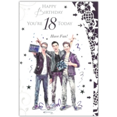 AGE 18 CARDS 6's Male Presents (Was 0.88)