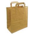 CARRIER BAG,Brown Paper SOS Jumbo 26x31x13cm 250's