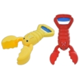 LOBSTER,Sand Toy with Hand Operated Pincers, 2 Assorted