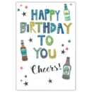 GREETING CARDS,Birthday 6's Beer