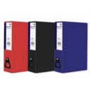 BOX FILE,Foolscap,Black,Blue & Red Asst,