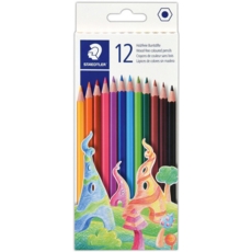 PENCIL,Coloured 12xFL H/pk Wood Free,Staedtler Bxd