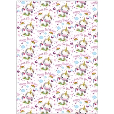 GIFT WRAP,Unicorns (Was 0.50)