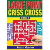 ACTIVITY BOOK,Crisscross Large Print,4 Asst.