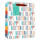 GIFT BAG,Happy Birthday Text (Medium)