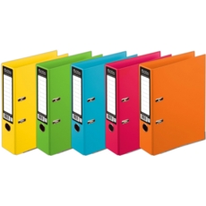 LEVER ARCH FILE, Pukka, A4 5 Vivid Assd Colours