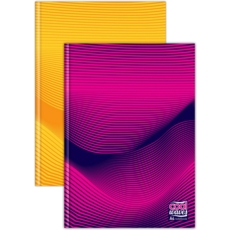 NOTEBOOK,Casebound A4 160pg Cool Waves               CB735
