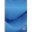 NOTEBOOK,Casebound A5 160pg Cool Waves               CB736