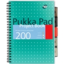 PROJECT BOOK,Pukka Pad,A4 Twin Wire Metallic 200pg
