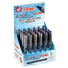 ROLLERBALL PEN,Energel Plus Blue & Black CDU (Pentel)