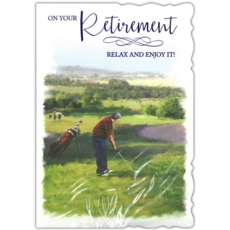 RETIREMENT CARDS, 6's Golf (Was 1.15)