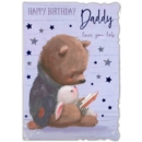 BIRTHDAY CARDS,Daddy 6's Teddy & Rabbit (Was 1.15)