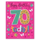 GREETING CARDS,Age 70 Female 6's Flowers & Presents
