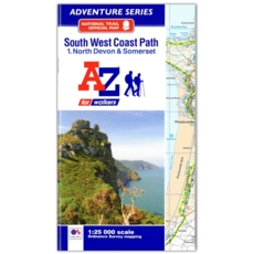 ATLAS,AZ S.West Coast Path N. Devon & Somerset,(WAS £8.95)
