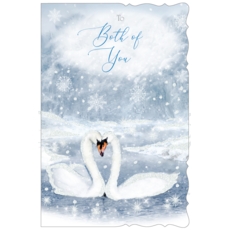 XMAS CARDS,To Both Of You 6's Swans (Was 1.29)