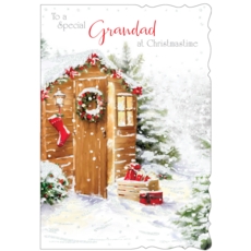 XMAS CARDS,Grandad 6's Garden Shed in the Snow (Was 1.15)