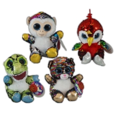 GLITTER MOTSU,20cm 4 Assorted (Was 10.99)