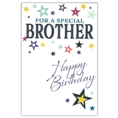 BIRTHDAY CARDS,Brother 6's Stars