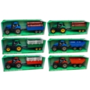 TRACTOR & TRAILER,Friction 38cm,6 Assorted,Bxd