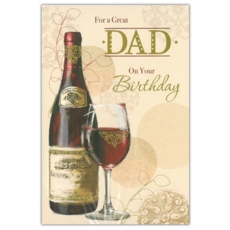 BIRTHDAY CARDS,Dad 6's Wine
