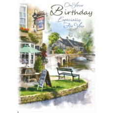BIRTHDAY CARDS,6's Scenic Village River