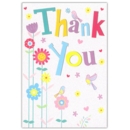 GREETING CARDS,Thank You 6's Floral & Birds