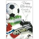 BIRTHDAY CARDS,6's Football inc. Trophy