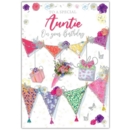 GREETING CARDS,Auntie 6's Bunting Floral Presents
