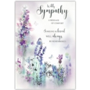 SYMPATHY CARDS, 6's Flowers & Butterflies